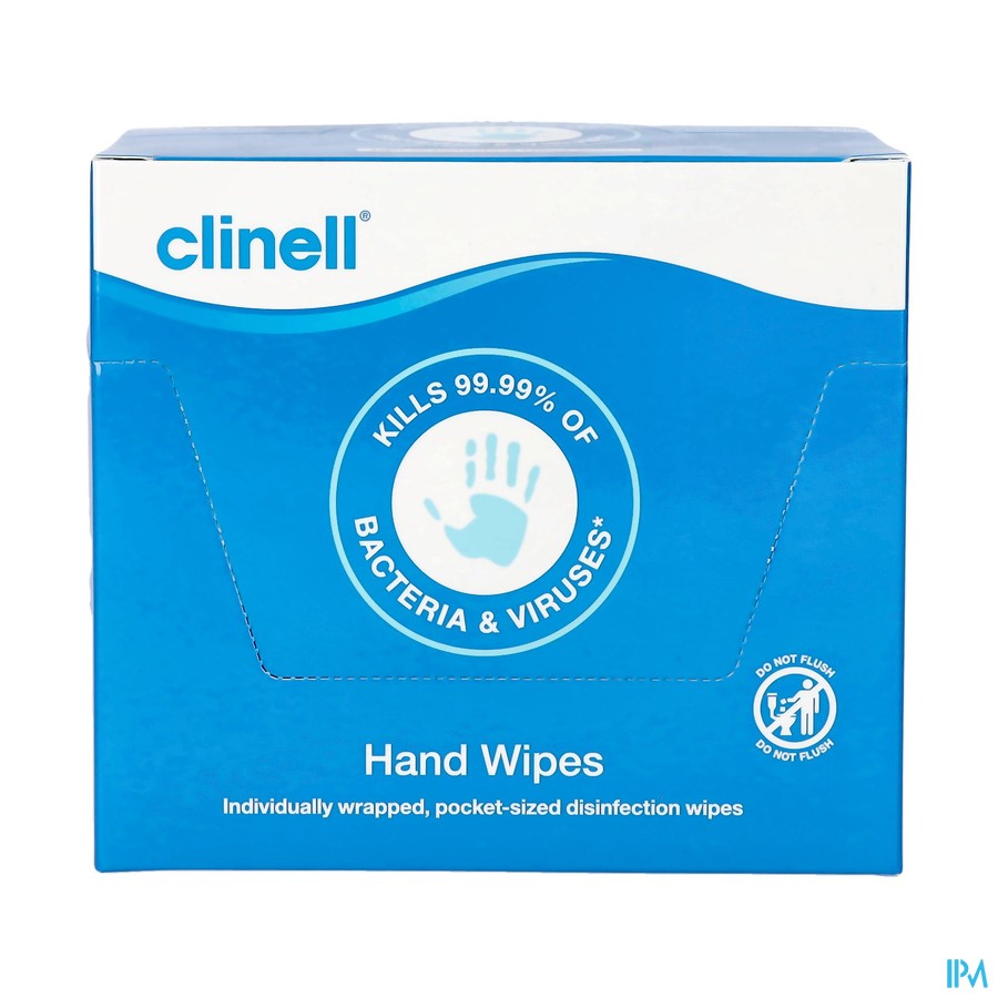 Clinell A/bact. S/alc. Lingettes Deinf./nett. 100