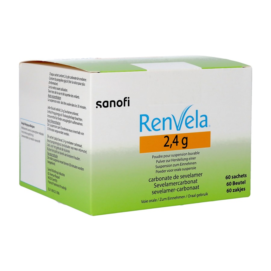 Renvela 2,4g Poeder Orale Susp Zakjes 60 X 2,4g
