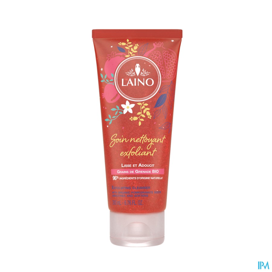 Laino Gel Douche Exfoliant Grenade Tube 200ml