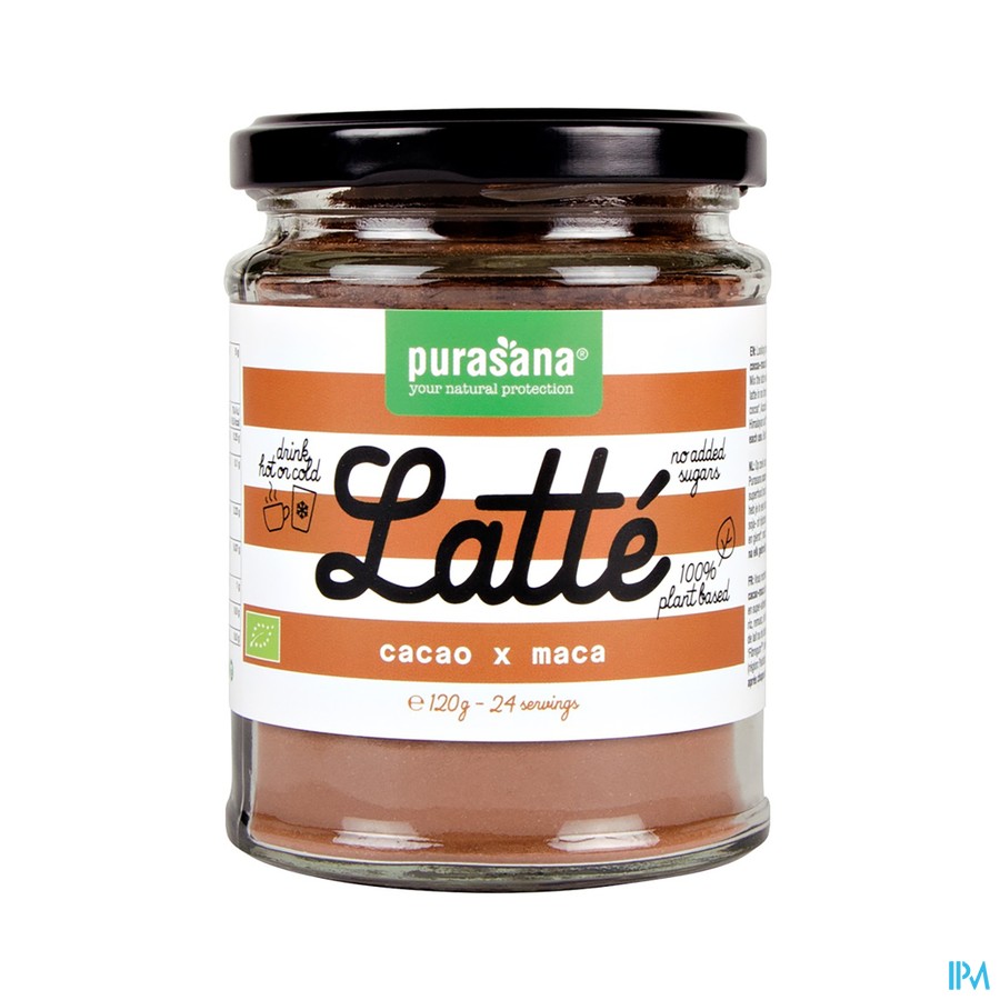 Purasana Vegan Latte Cacao Maca 120g