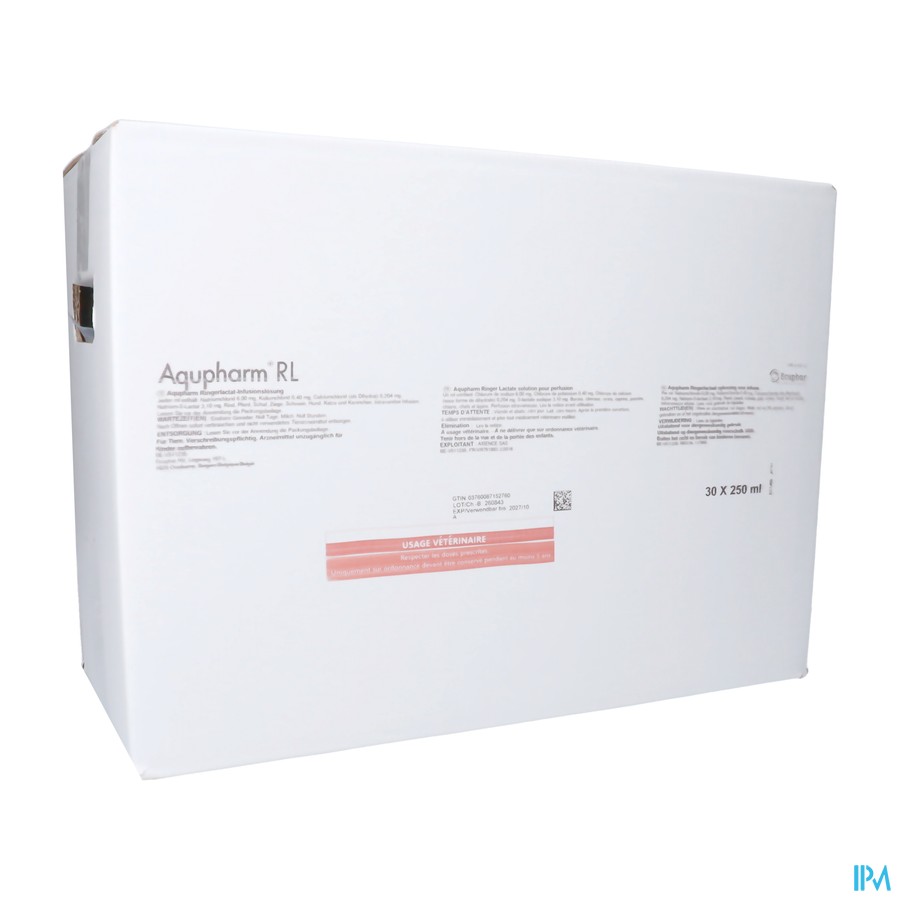 Aqupharm Ringer Lactate Sol Perfusion 30x250ml