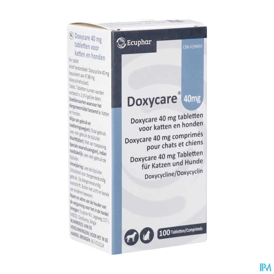 Doxycare 40mg Kat Hond Comp 100 Doxycare 40mg Kat Hond Comp 100