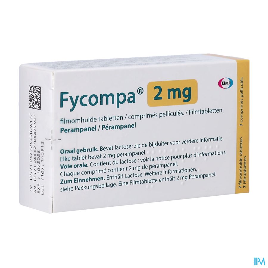 Fycompa Abacus 2mg Comp Pell 7 Fycompa Abacus 2mg Comp Pell 7