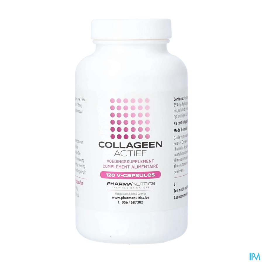 Collageen Actief V-caps 120 Pharmanutrics