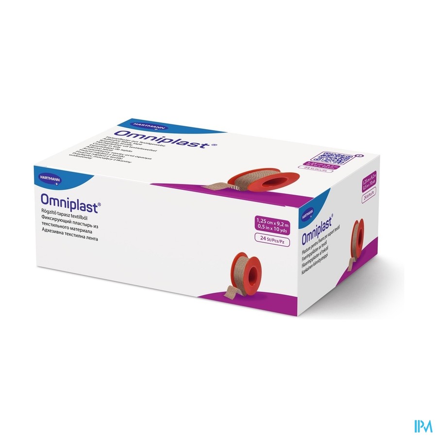 Hartmann Omniplast 1,25cmx9,2m 24 P/s
