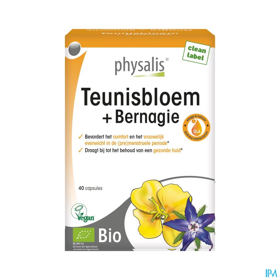 Physalis Teunisbloem+bernagie Caps 40