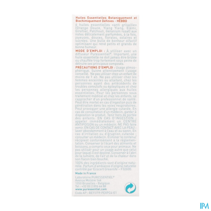 Puressentiel Diffusion Happy Fl 30ml