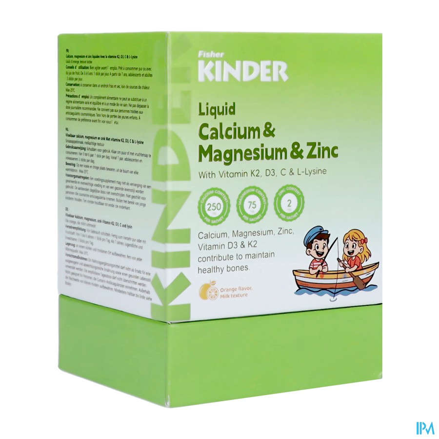 Fisher Kinder Calcium Magnesium Stick 30x10ml