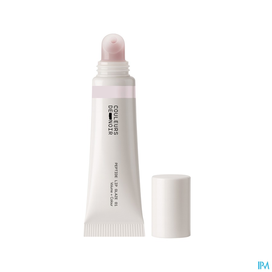 Couleurs De Noir Peptide Lip Glaze 01 Pink Sherbet