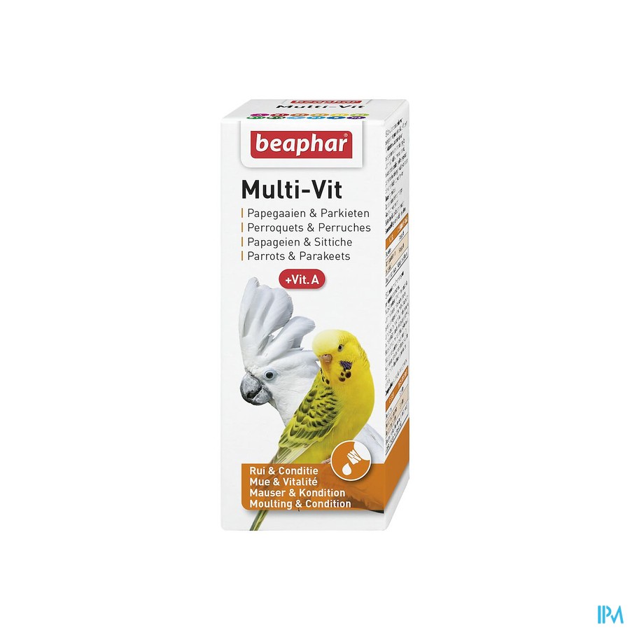 Beaphar Multi-vit Papegaaien 50ml