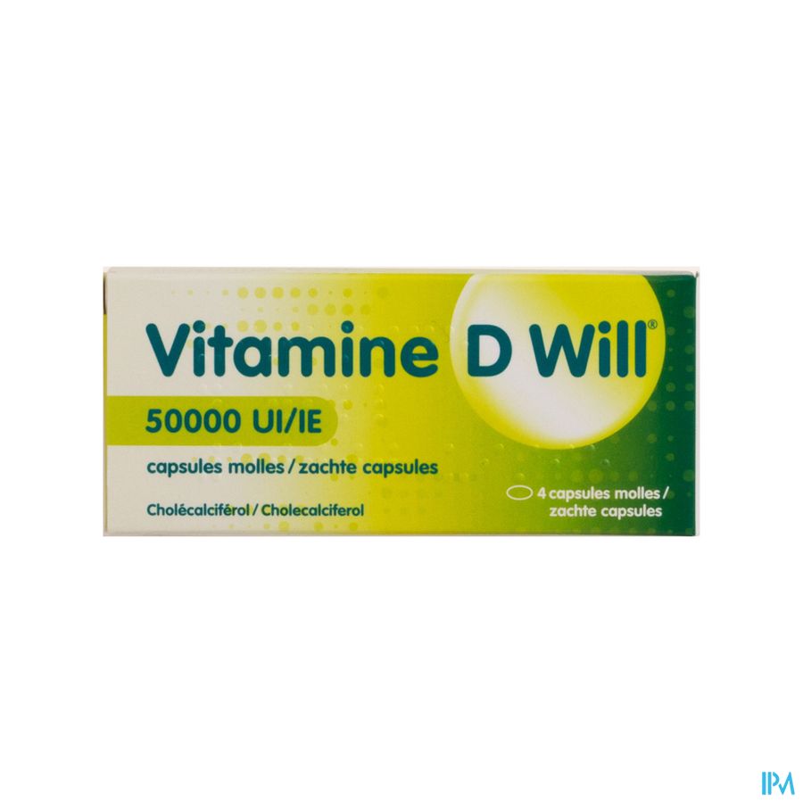 Vitamine D Will 50000ie Zachte Caps 4