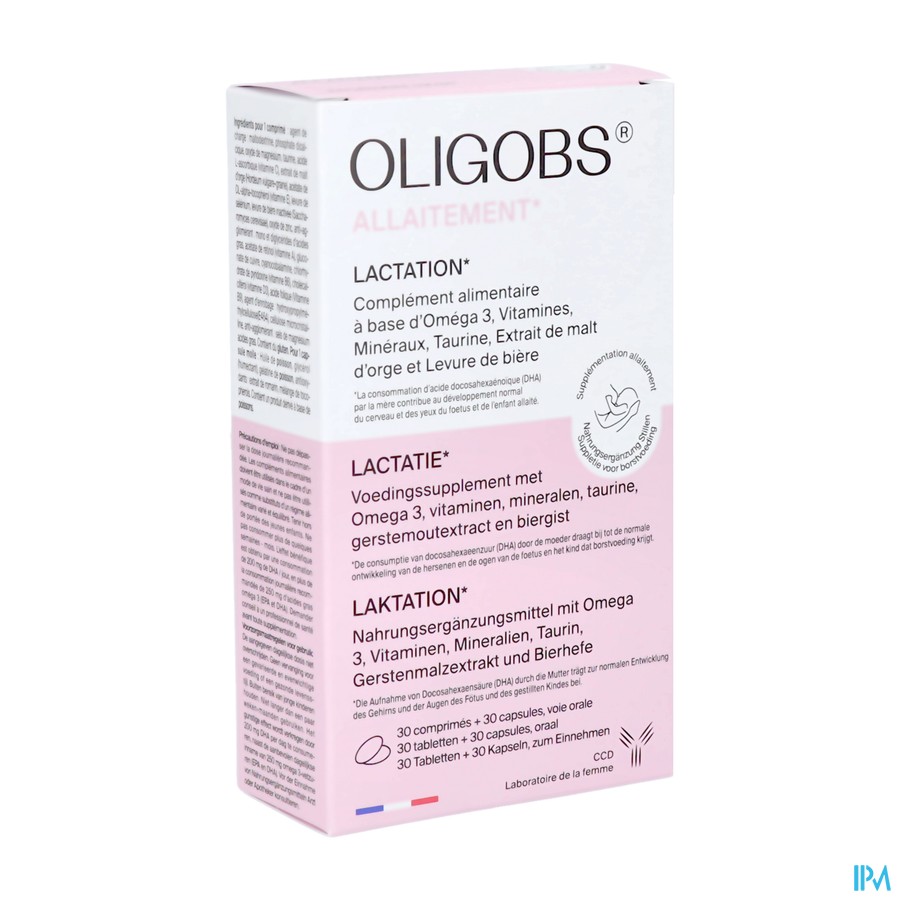 Oligobs Allaitement Tabl 30 + Caps 30