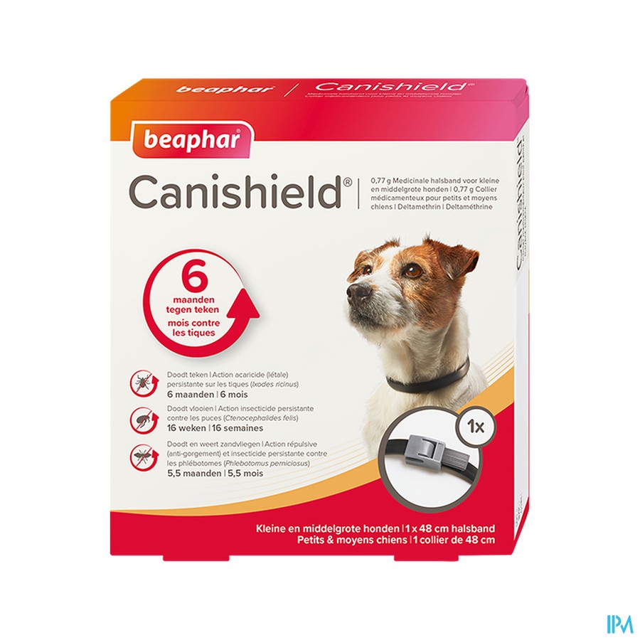 Beaphar Canishield Halsband Hond S/m