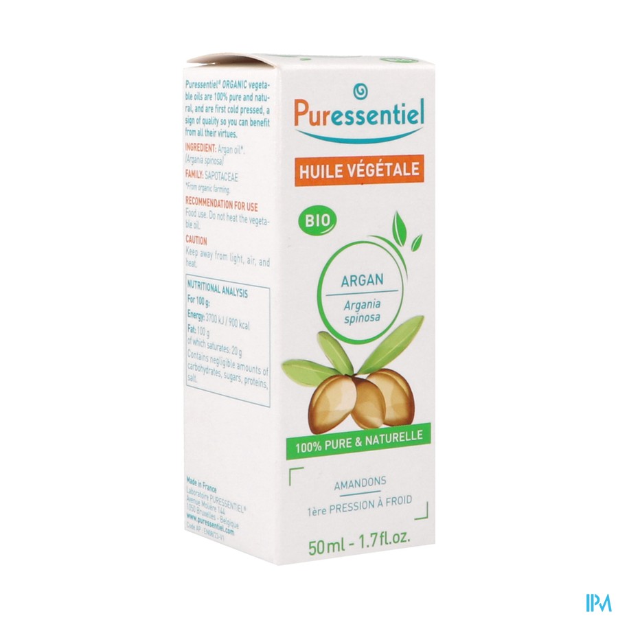 Puressentiel Plantaardige Olie Bio Argan 50ml