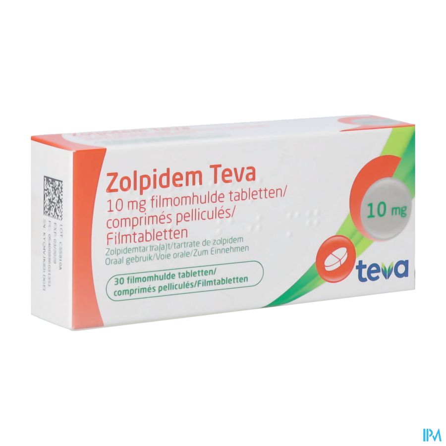 Zolpidem Teva 10mg Pi Pharma Filmomh Tabl 30 Pip