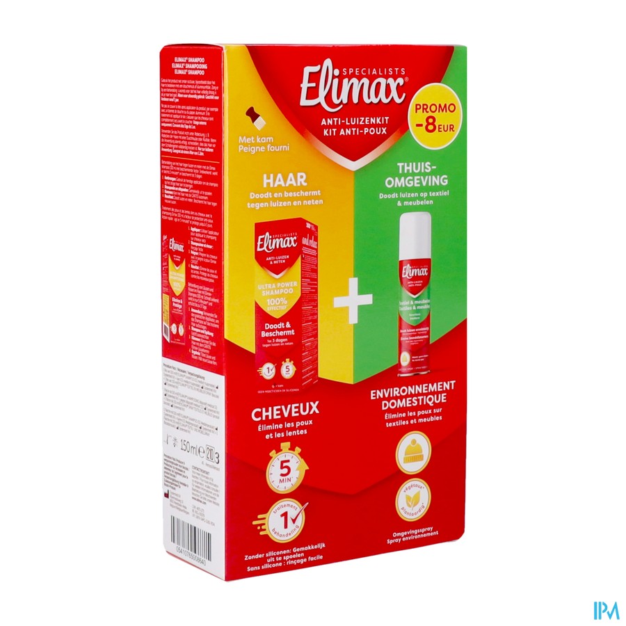 Elimax A/luizen Kit 2 Prod.