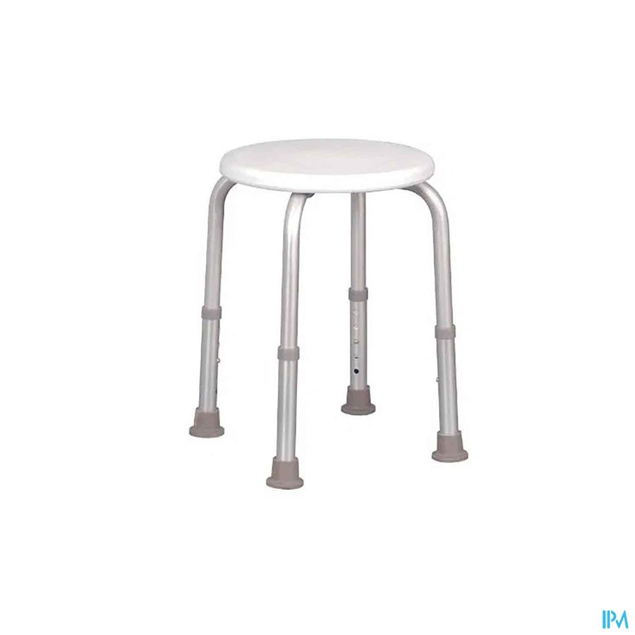 Douchestoeltje Ronde Zitting Hoogteverstelb51-61cm