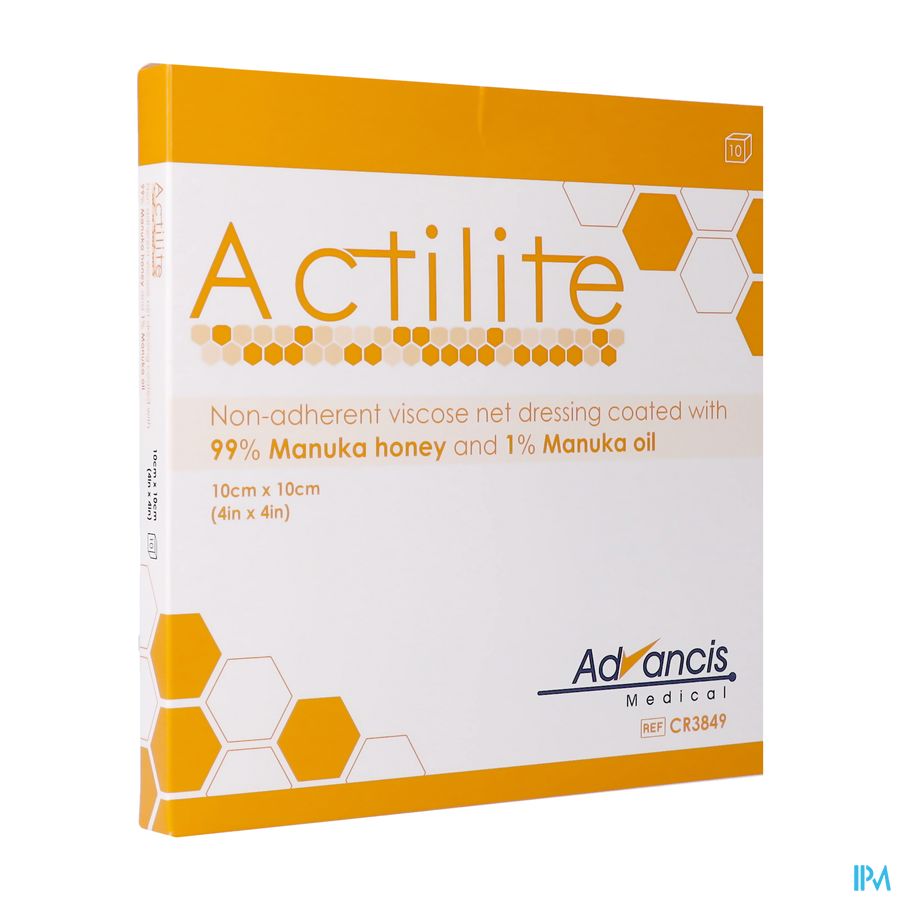 Actilite Na Dressing + Activon Plus 10cmx10cm 10 Actilite Na Dressing + Activon Plus 10cmx10cm 10