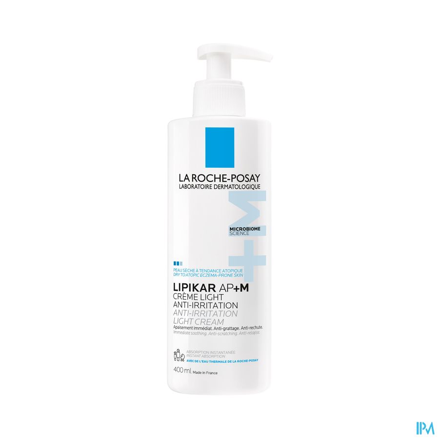 Lrp Lipikar Ap+m Lichte Creme Pompfl 400ml
