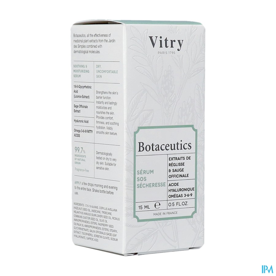 Vitry Sos Droogte Serum 15ml