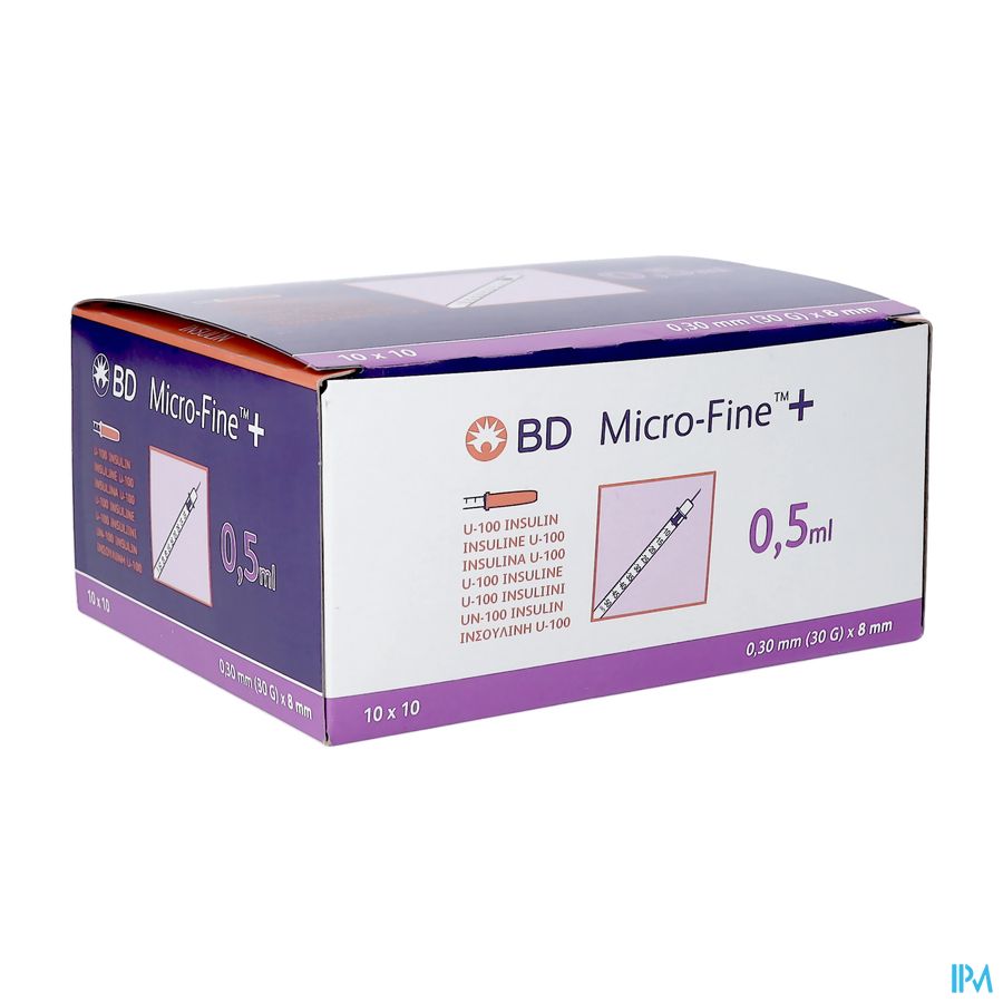 Embecta Microfine Ins.spuit0,5ml 30g 8mm100 324825