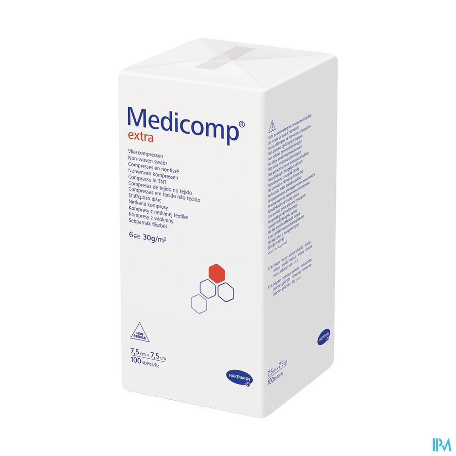 Medicomp 7,5x7,5cm 6l. Nst. 100 P/s