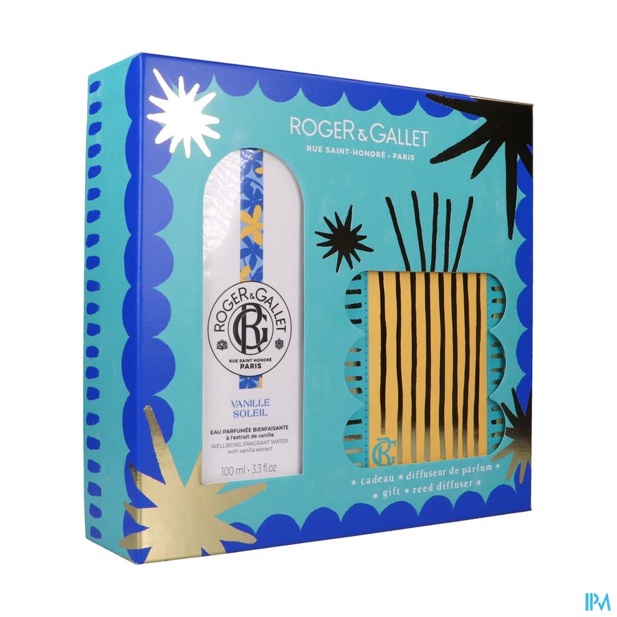 Roger&gallet Kerstset Vanille Sol. 100ml+diff 2025