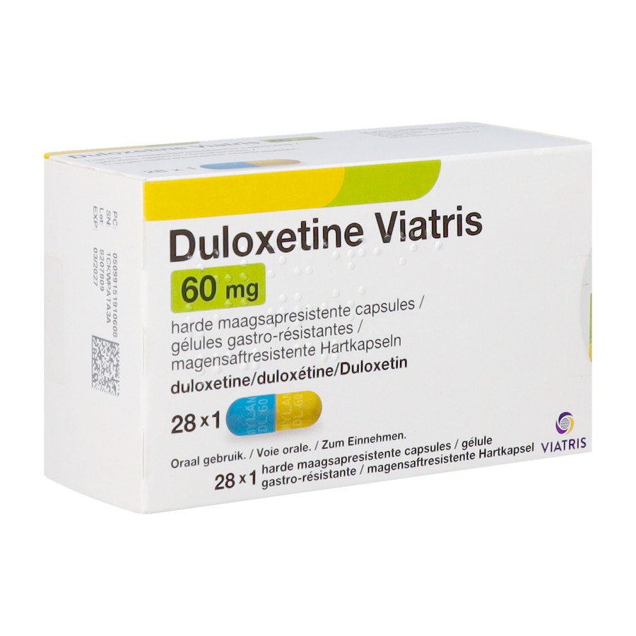 Duloxetine Viatris Maagsapresist Caps 28x60mg