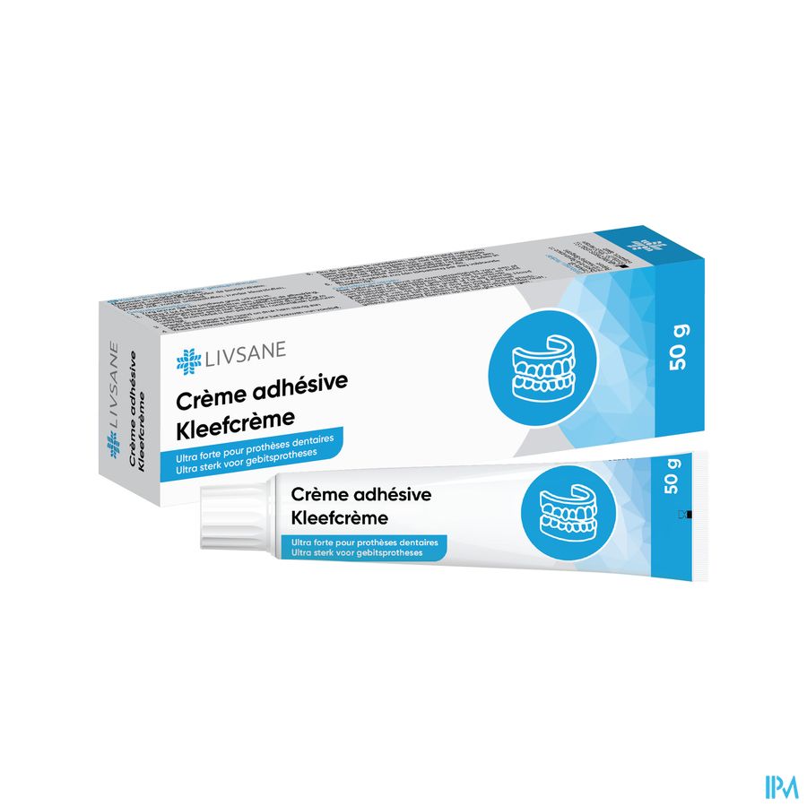 Livsane Oral Kleefcreme Free 50g