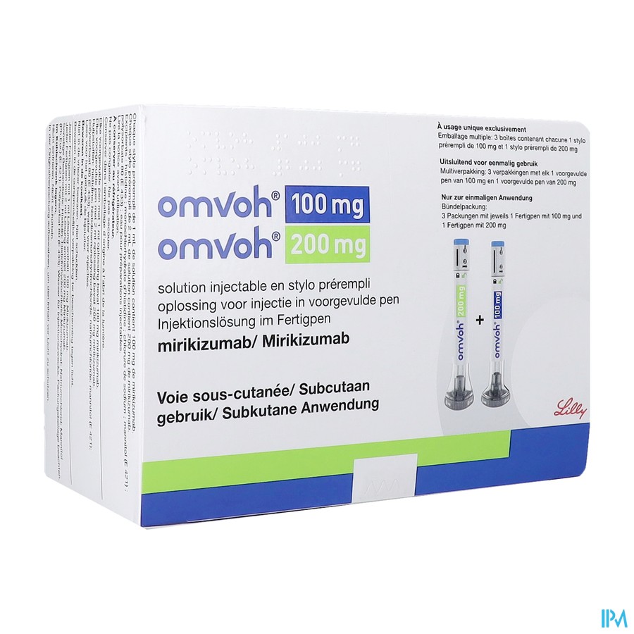 Omvoh 100mg Opl Inj+200mg Opl Inj Voorgev. Pen 2x3