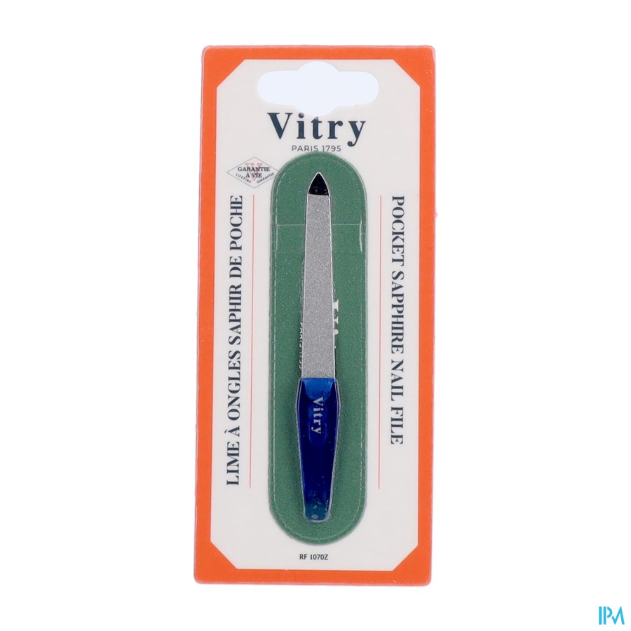 Saffier Vijl Klein Model Blauw