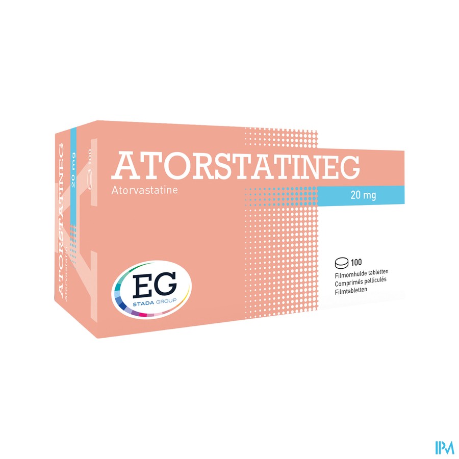Atorstatineg 20Mg Filmomh Tabl 100