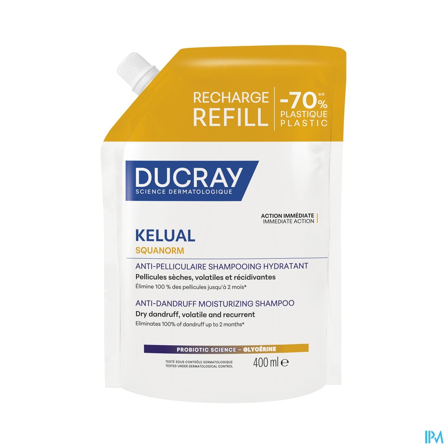 Ducray Kelual Squanorm Sh Pell.seches Refill 400ml