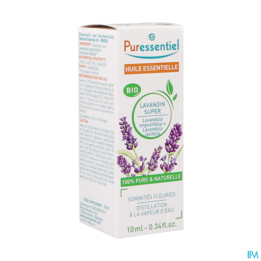Puressentiel Eo Lavandin Sup.bio Exp.10ml