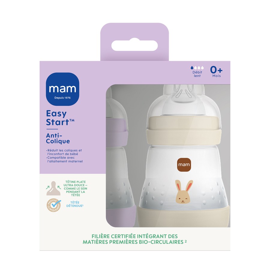 MAM BIB E ST A/COL LI+SAB D1 160ML