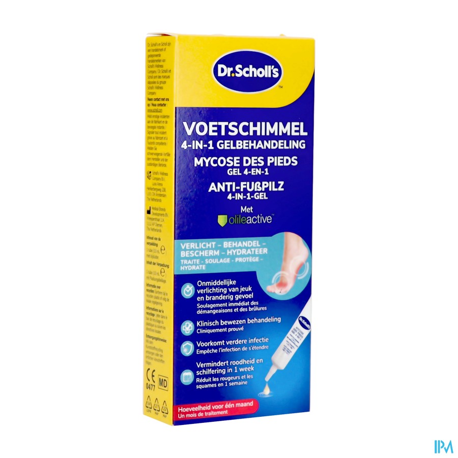 Scholl Voetschimmel 4-in-1 Gel 10ml