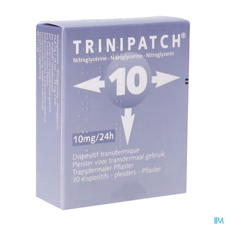 Trinipatch Syst Transdermic 30x10mg Trinipatch Syst Transdermic 30x10mg