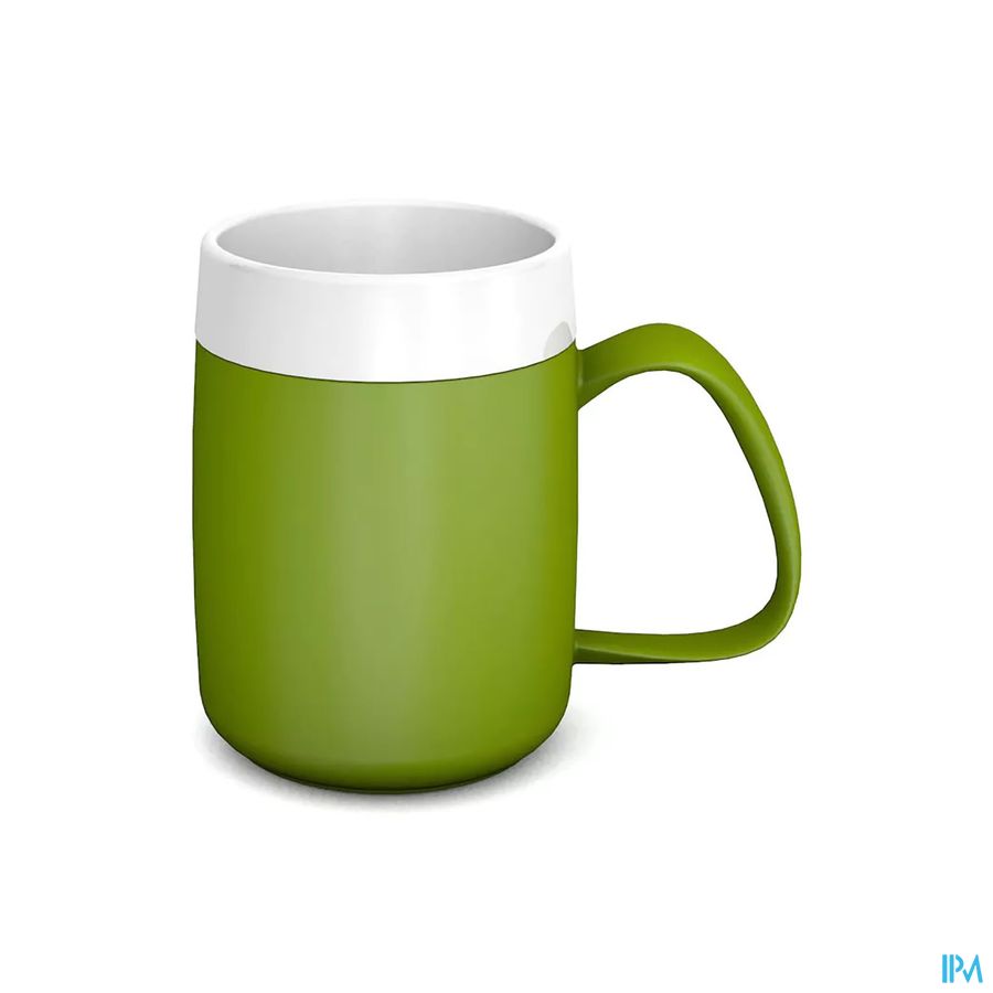 Beker Isol.trecht.1 Ergohandv.thermov.groen 220ml