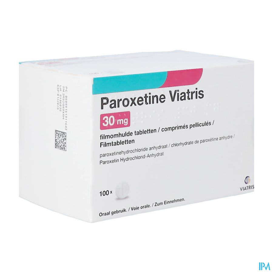 Paroxetine Viatris 30mg Tabl 100 Blister Paroxetine Viatris 30mg Tabl 100 Blister