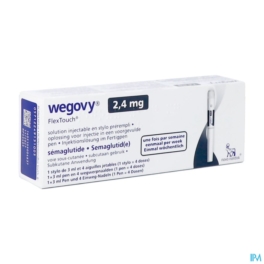 Wegovy 2,4mg Flextouch Opl Inj Voorgev.pen 3ml