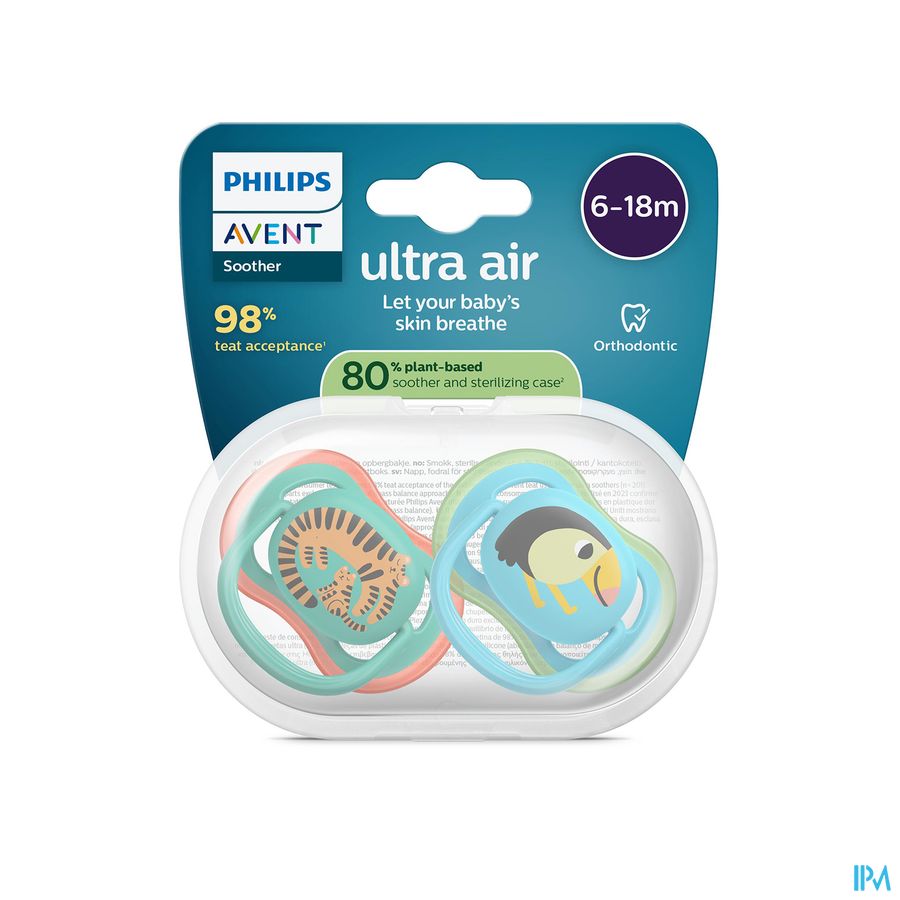 Philips Avent Fopspeen +6m Air Mix Design 2