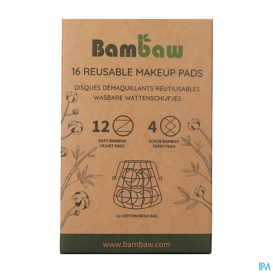 Bambaw Herbruikbare Schijfjes Makeup 16