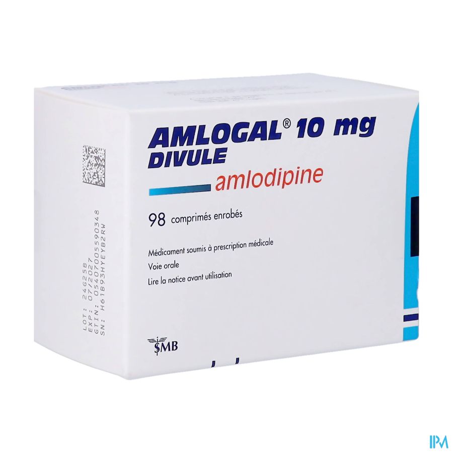 Amlogal Divule 10mg Comp Enrob 98 X 10mg