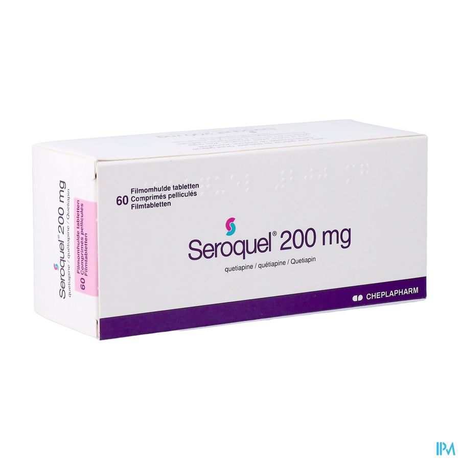 Seroquel 200 Comp 60 X 200mg Seroquel 200 Comp 60 X 200mg