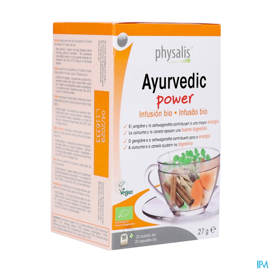Physalis Ayurvedic Power Infusie Bio Builtjes 20