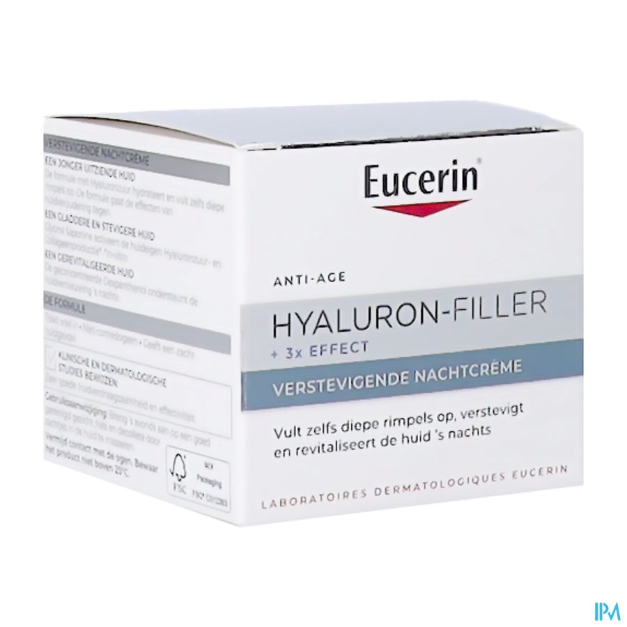 Eucerin Hyaluron Filler X3 Eff. Verst.nachtcr 50ml Eucerin Hyaluron Filler X3 Eff. Verst.nachtcr 50ml