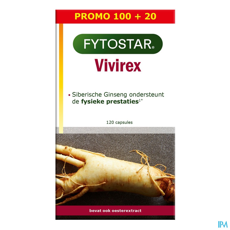 Fytostar Vivirex Extrait Huitres Maxi Caps 120