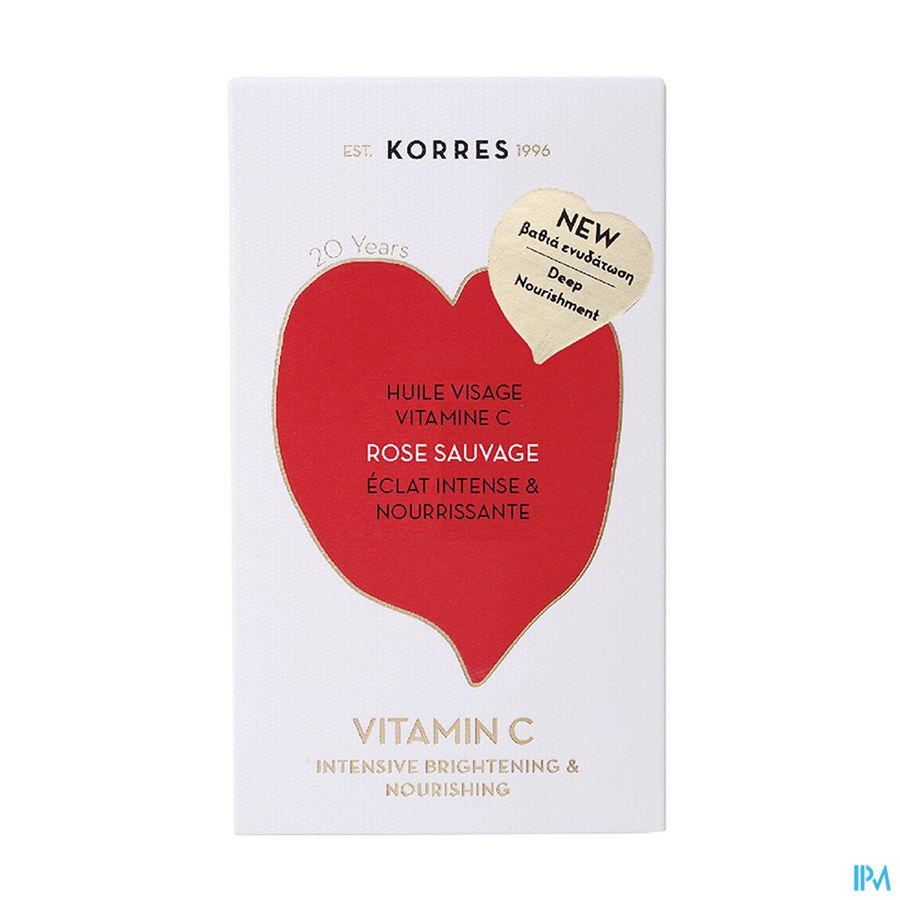 Korres Kf Rose Sauv. Huile Visage Eclat Vit.c 30ml