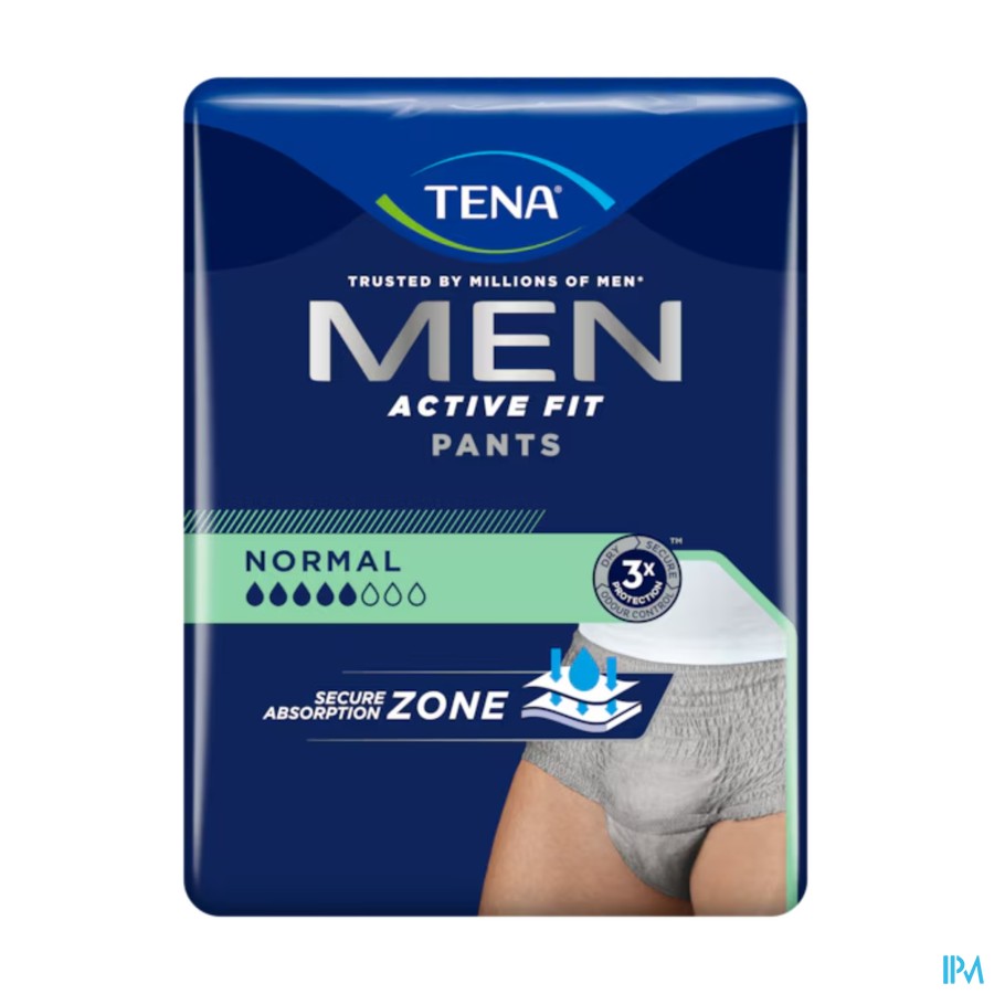 Tena Men Active Fit Pants Norm.grijs l/xl10 772802