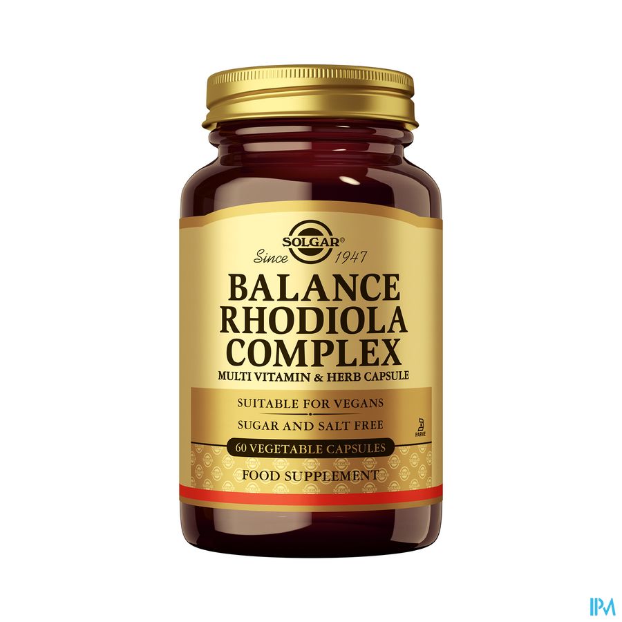 Solgar Balance Rhodiola Complex V-caps 60 Solgar Balance Rhodiola Complex V-caps 60